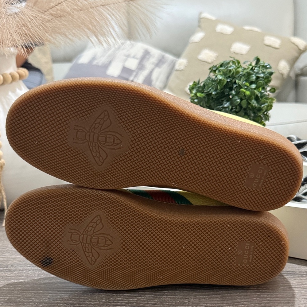 Gucci G74 Web Low Sneakers Oatmeal - Picture 7 of 7